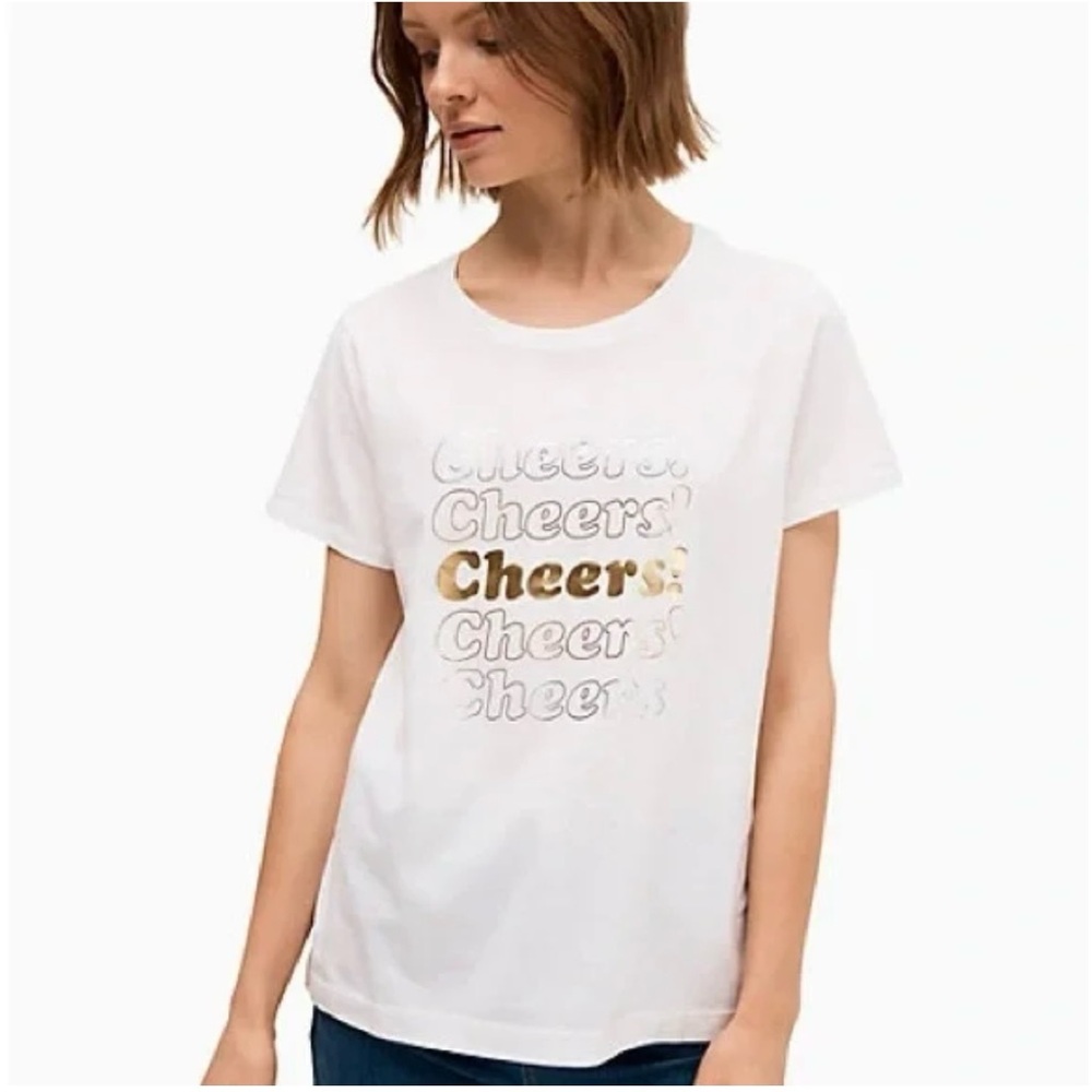 NWT Kate Spade Cheers T-shirt